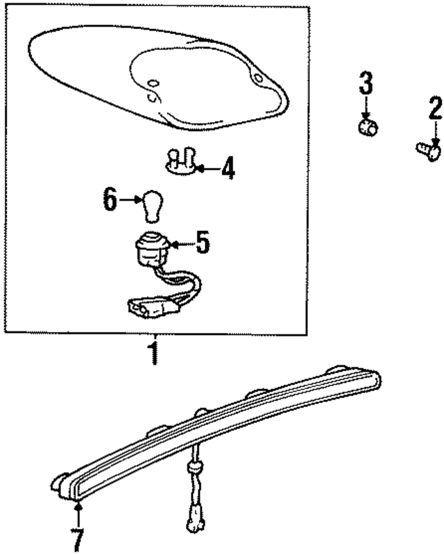 9275627000 - : High Mount Lamp Bolt for Hyundai Image