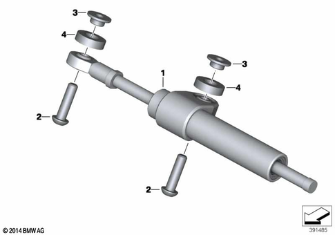 Steering Damper for 2021 BMW-Motorrad R 1250 RS #0