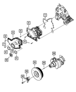 5017753AA - Engine 6.7L Cummins (Diesel): Round Head Bolt, Mounting for Mopar Image