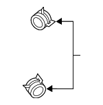 90466A0014 - Cooling System: Inlet Hose Clamp for Toyota: Avalon, C-HR, Camry, Corolla, FJ Cruiser, Highlander, Land Cruiser, Matrix, Mirai, RAV4, Sequoia, Sienna, Tacoma, Tundra, Venza Image