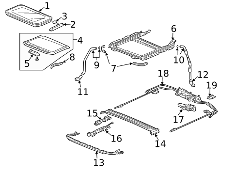 Sunroof for 2009 Acura TSX #1