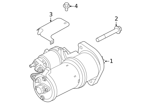 Starter for 2024 Land Rover Range Rover Velar #3