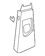 4G8867244JY1 - Body: Upper Center Pillar Trim for Audi: A7 Quattro, RS7, S7 Image