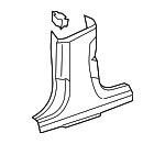 4G8867240B4PK - Body: Lower Center Pillar Trim for Audi: A7 Quattro, RS7, S7 Image