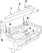 20291396 - Body: Trunk Lid for Pontiac: Phoenix Image image