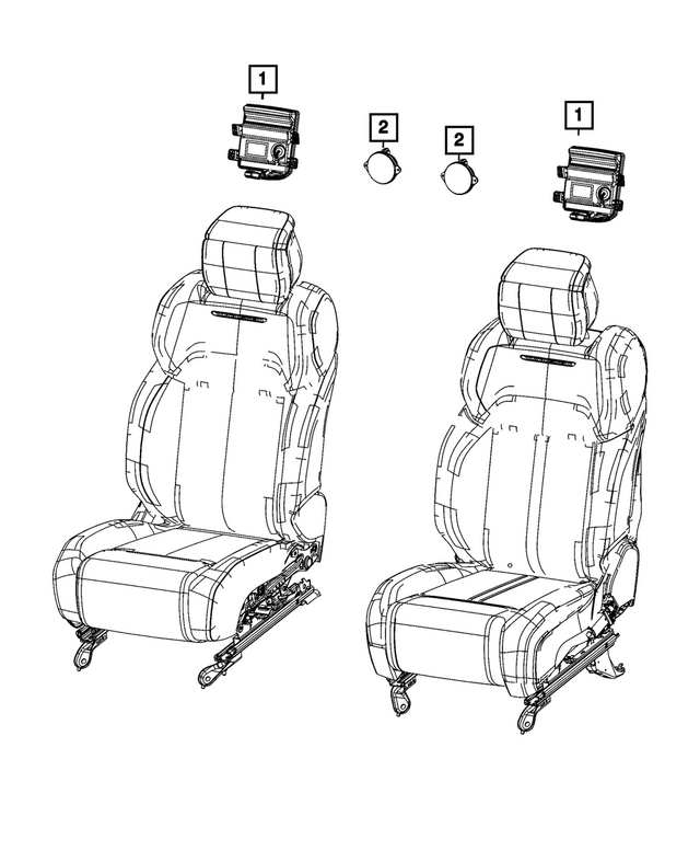 68577218AA - Electrical: Speaker for Ram: 1500 Image