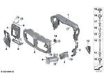 51747421675 - Vehicle Trim: Air Duct, Radiator, Top for BMW Image