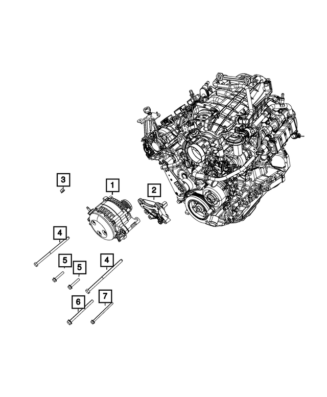 R6029597AB - Electrical: Engine Generator, Remanufactured for Mopar Image