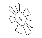 MR568194 - Belts &amp; Cooling: Fan Blade for Mitsubishi: Eclipse Image