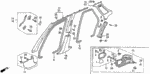 72355SL4003 - Interior/Bumper: SEAL, L. FR. DOOR OPENING for Acura Image