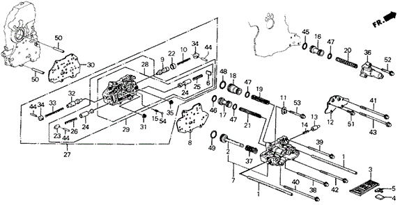AT Secondary Body - Servo Body ('88-'89) for 1988 Honda Prelude #0