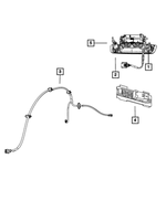 56054164AD - Electrical: Tailgate Handle for Dodge: Ram 1500, Ram 2500, Ram 3500 | Ram: 1500, 2500, 3500 Image