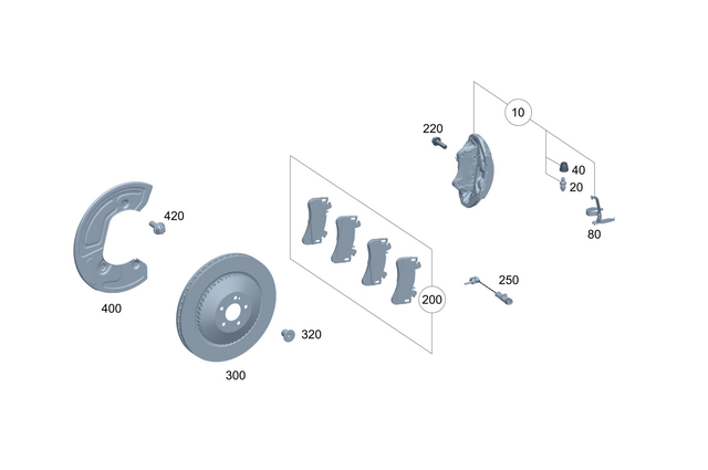 4213602 - : Disk Brake Pad for Mercedes-Benz Image