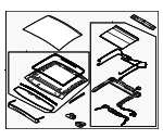 81600GG000RBQ - Body: Sunroof Assembly for Kia Image