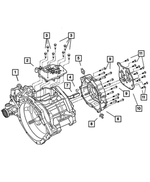 5083905AA - NVG Manual Transaxle 5 Speed: Shift Housing for Mopar Image