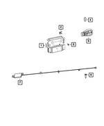 68343278AD - Electrical: Hub Receiver for Dodge: Durango | Jeep: Grand Cherokee Image
