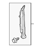 74105TL0G00 - Body: Rear Shield for Acura Image