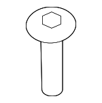 143300151 - Body: Lift-gate Lock Striker Plate Screw for Nissan Image