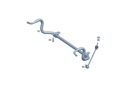 Front Torsion Bar for 1984 Mercedes-Benz 300CD #0