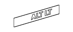 15844049 - Body: Nameplate for GM Image