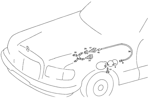 Engine Vacuum Connection for 1988 Mercedes-Benz 560SEL #0