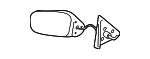 88892498 - Body: Mirror Outside for Chevrolet: Cavalier | Pontiac: Sunfire Image image