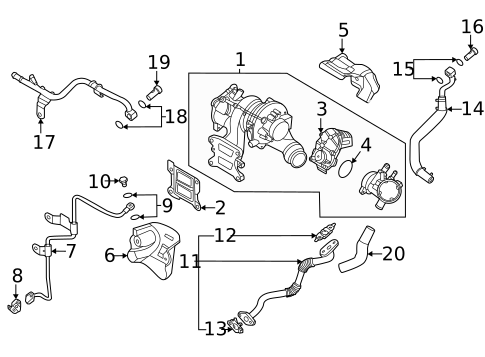 Exhaust Manifold for 2022 Hyundai Santa Fe #0