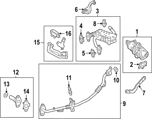 EGR System for 2021 Ford Ranger #0