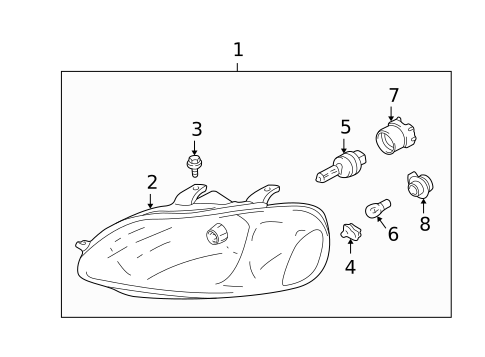 Bulbs - Chassis for 2002 Dodge Stratus #1