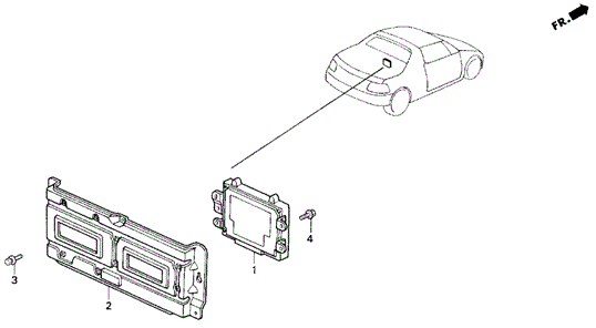 ABS Unit for 1995 Honda Civic del Sol #0
