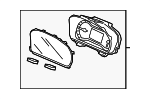 78100TJZA32 - : 2017-2019 Honda Ridgeline - Meter Assembly Combination (Rewritable) for Honda: Ridgeline Image