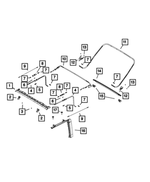 68032495AA - Body Sheet Metal Except Doors: Folding Top Plunger Locking Bracket for Mopar Image