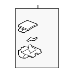 7600A006YA - : Ashtray Assembly for Mitsubishi: Lancer Image