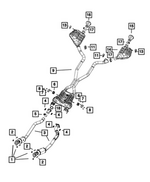 68464874AB - Exhaust: Exhaust Muffler And Resonator for Mopar Image