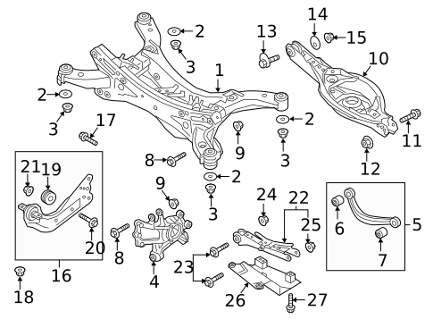 Rear Suspension for 2018 Mazda CX-9 #2