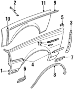 12309848 - Body: Woodgrain for Pontiac: 6000, Parisienne, Safari Image