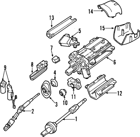Steering Column for 2000 Lincoln LS #0