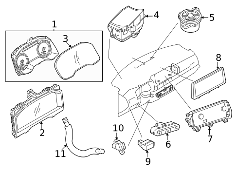 Driver Information Center for 2024 INFINITI QX60 #0