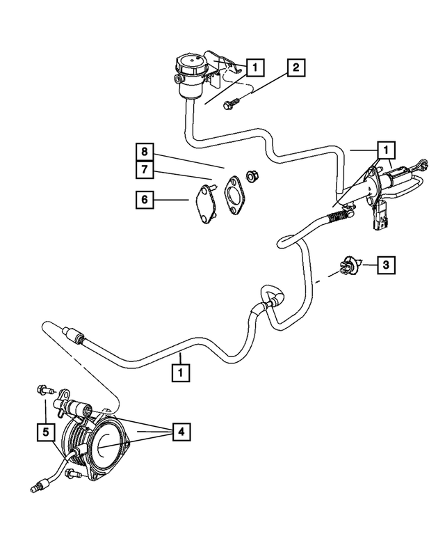 « 6505900AA – Clutch : Taraud. à Collerette Hex Vis pour Mopar Image »