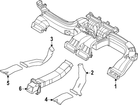 Ducts for 2025 Hyundai Tucson #0