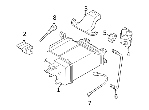 Emission Components for 2004 Subaru Baja #0