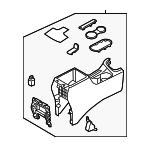 84610F2AA0TRY - Body: Console for Hyundai Image