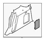 DT1Z1731012AE - Body: Side Trim Panel for Ford: Transit Connect Image