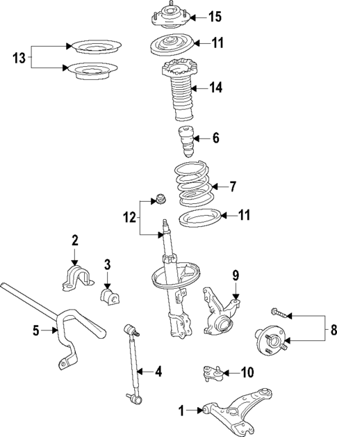 Suspension Components for 2024 Toyota Venza #1