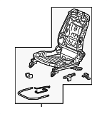 81526TA0A02 - Body: Seat Frame for Honda: Accord Image