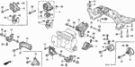 38930P06A00 - Body/Air Conditioning: BRACKET, COMPRESSOR for Honda Image