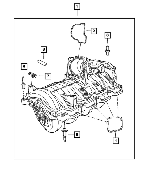 Manifolds for 2007 Jeep Commander #1