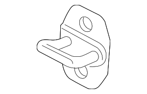 51217394435 - Body: Door Lock Striker Plate for BMW: 530e, 530e xDrive, 530i, 530i xDrive, 540d xDrive, 540i, 540i xDrive, 640i xDrive Gran Turismo, 740e xDrive, 740i, 740i xDrive, 745e xDrive, 750i, 750i xDrive, 840i, 840i Gran Coupe, 840i xDrive, 840i xDrive Gran Coupe, M5, M550i xDrive, M760i xDrive, M8, M8 Gran Coupe, M850i xDrive, M850i xDrive Gran Coupe, X1, X2, X3, X4, X5, X6, X7, XM Image