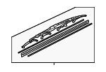 76730S6MJ01 - Body: Wiper Blade for Acura: RSX Image