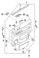 HG3066370 - Electrical: Window Switch for Mazda: 929, MPV, Protege Image